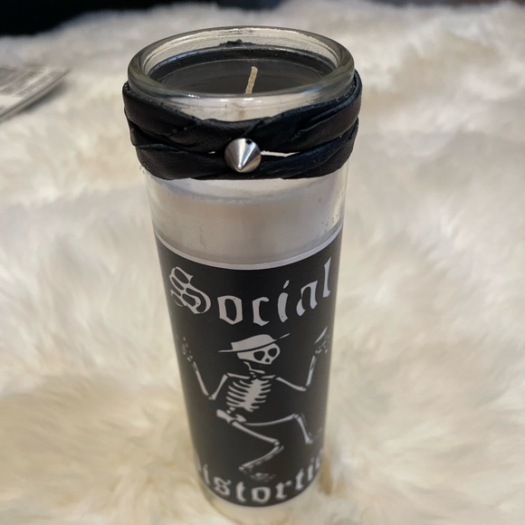 Social Distortion Pillar Candle - Picture 2 of 4
